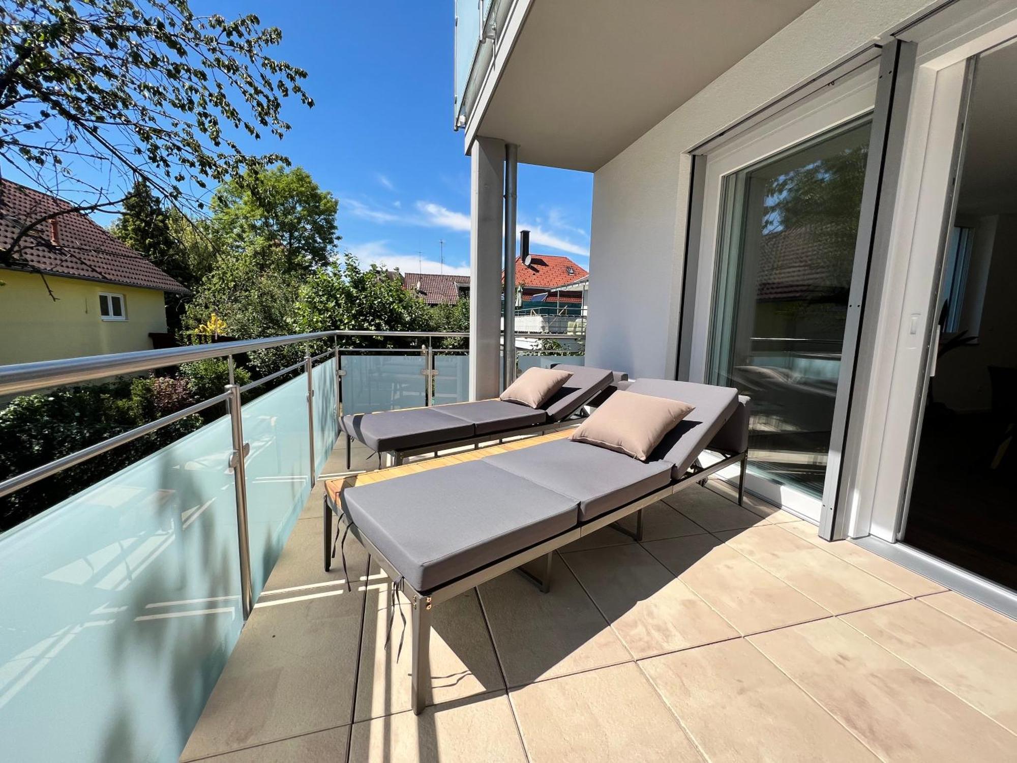 Neues Seeapartment Uberlingen Dış mekan fotoğraf