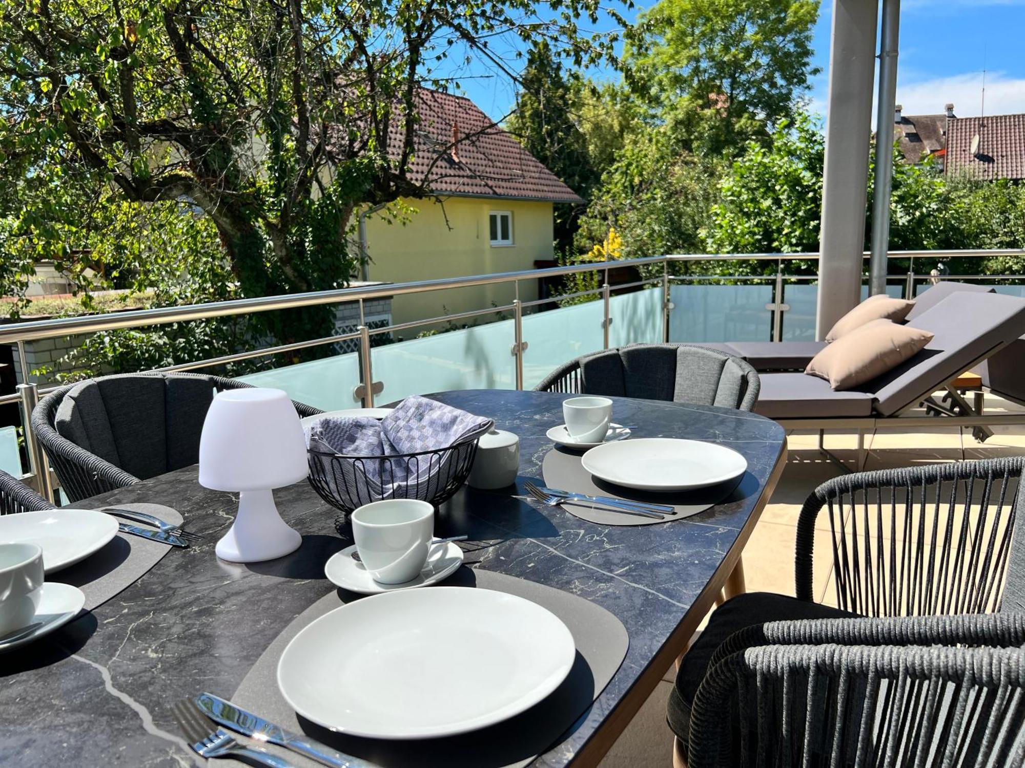 Neues Seeapartment Uberlingen Dış mekan fotoğraf